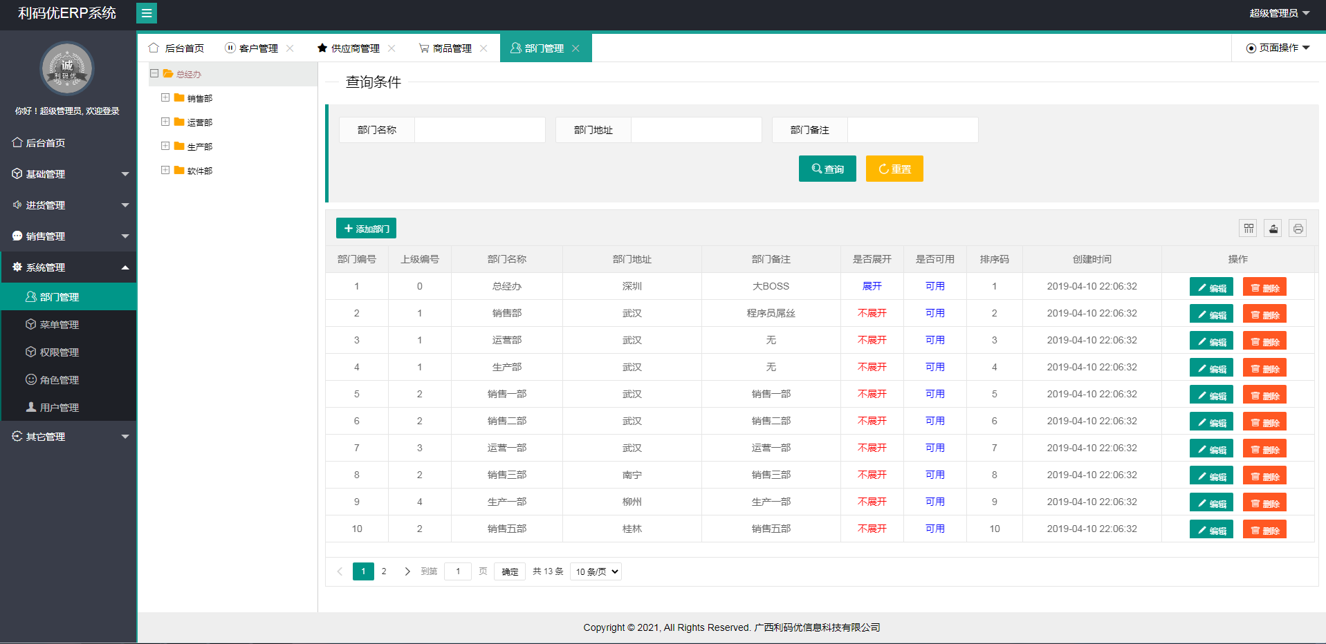 利碼優(yōu)ERP進(jìn)銷存管理系統(tǒng)